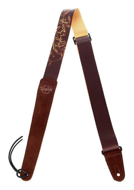 Фото TAYLOR 66000 Taylor Swift Signature Guitar Strap, Brown