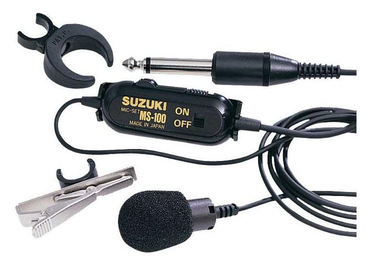 Фото Микрофон для губной гармошки Suzuki MS-100 с предусилением.