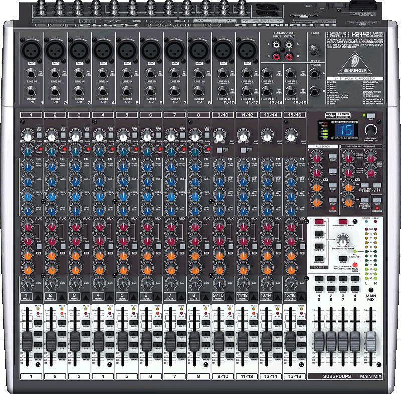 Фото Behringer xenyx x2442usb