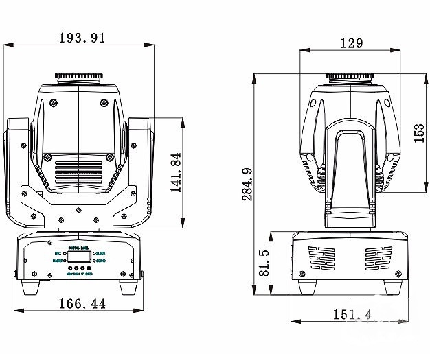Фото ESTRADA PRO LED MH 35S Светодиодная вращающаяся голова типа Spot
