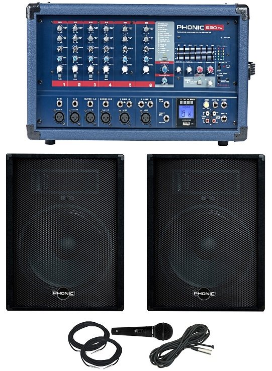 Фото Звукоусилительный комплект Phonic Powerpod Cruise 10 USB-W Plus