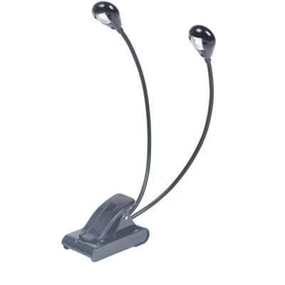 Фото NordFolk ML04  двойная подсветка для нот, LED, гибкая шея, батарейки.