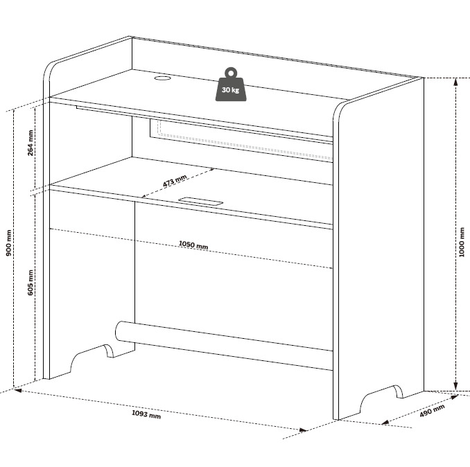 Фото Стол для диджея Glorious GigBar black