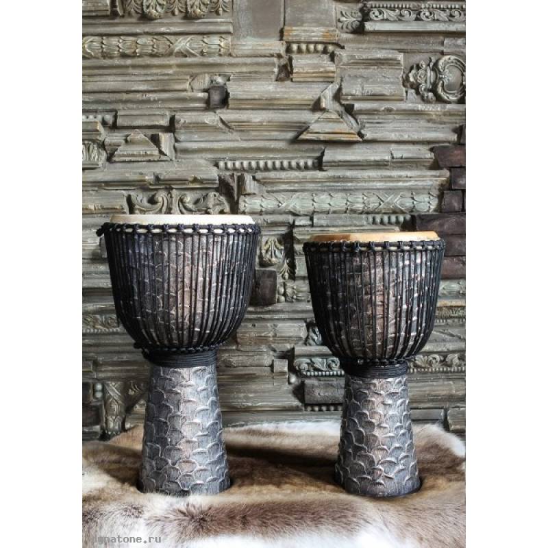 Фото YUKA DJWPRO012-24 Dragon - Джембе с верёвочной настройкой Юка