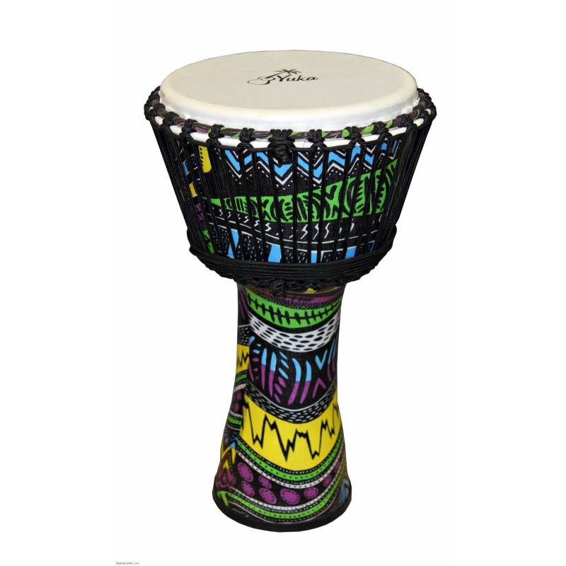 Фото YUKA DJPC010-20 - Джембе с верёвочной настройкой Юка