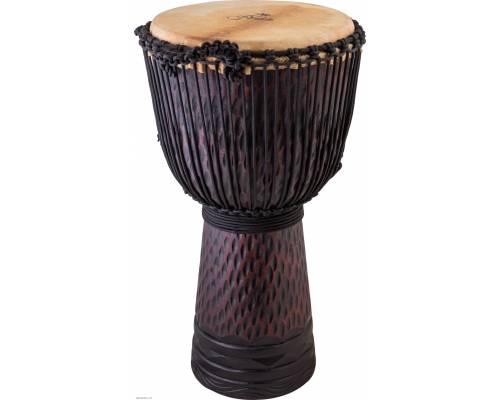 Фото YUKA DJWPRO012-24 Leopard - Джембе с верёвочной настройкой Юка