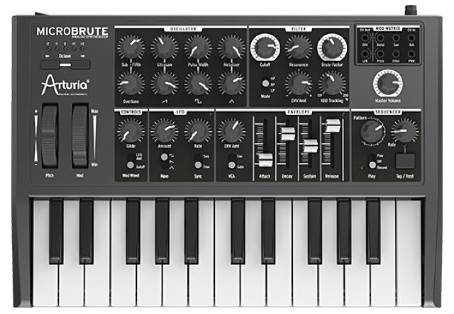 Фото Аналоговый синтезатор Arturia MicroBrute 