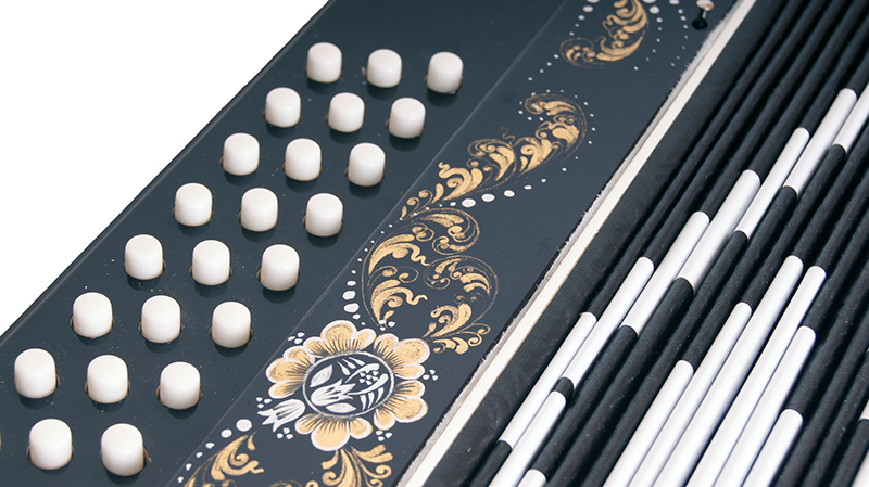 Фото Гармонь "Чайка 204" Шуйская гармонь S6XL-A-BLACK