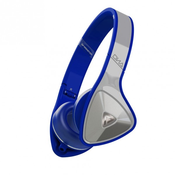 Фото Накладные наушники с контроллером для iPod / iPhone Monster DNA MH DNA ON BL LTGY CA