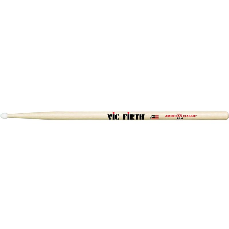 Фото Vic Firth 2BN  палки, орех, нейлоновый наконечник