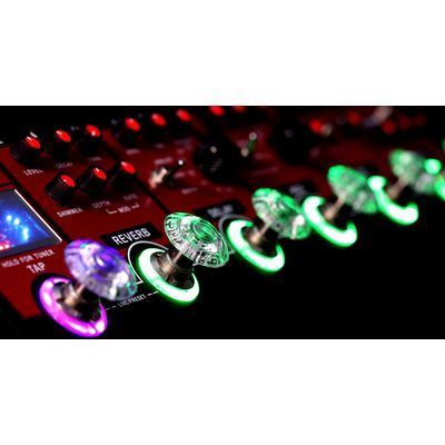 Фото Прозрачные "шляпы" для ножных кнопок с подсветкой MOOER FT-MTP