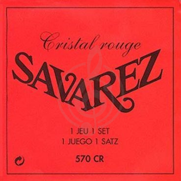 Фото Струны для классической гитары SAVAREZ CRISTAL ROUGE 570 CR (28-32-40-30-34-42)