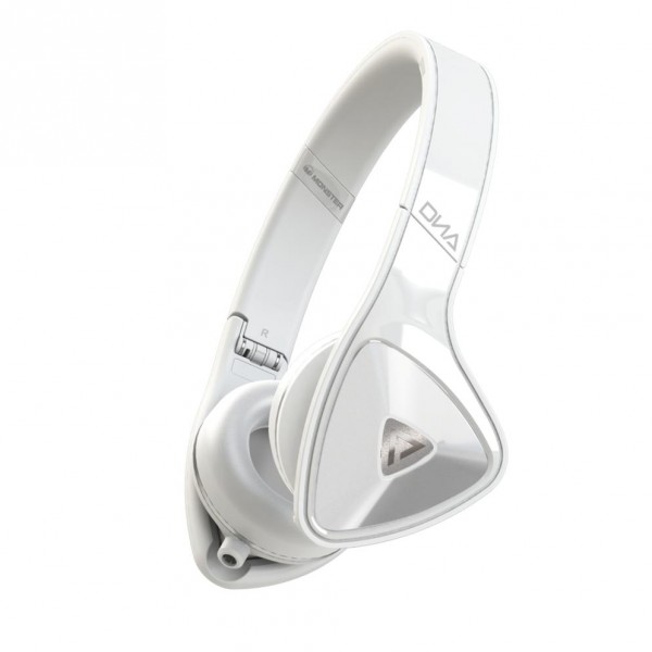 Фото Накладные наушники с контроллером для iPod/iPhone Monster DNA ON WH LTGY CA WW