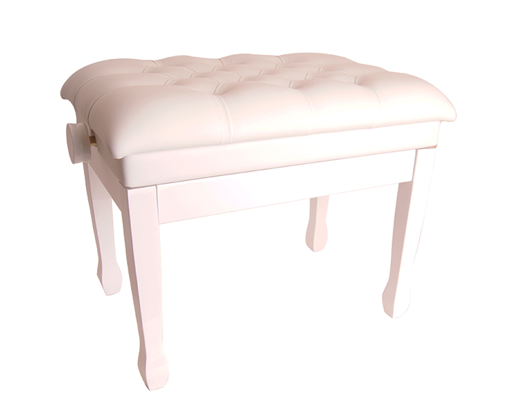 Фото HY-PJ006-GLOSS-WHITE Банкетка, белая, искусственная кожа, Rin