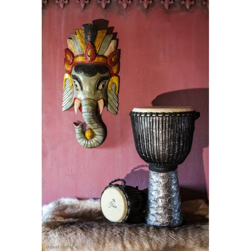 Фото YUKA DJWPRO012-24 Dragon - Джембе с верёвочной настройкой Юка