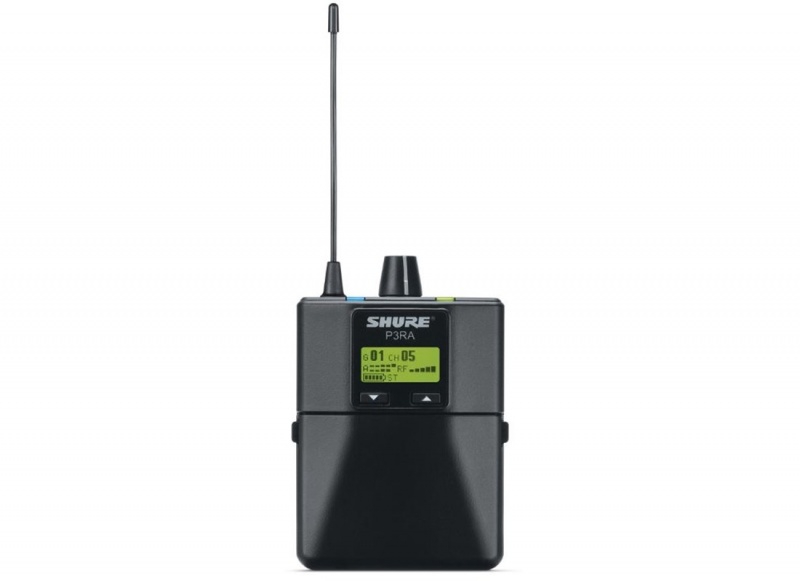 Фото SHURE P3RA M16 686-710 MHz  металлический приемник для системы персонального мониторинга PSM300