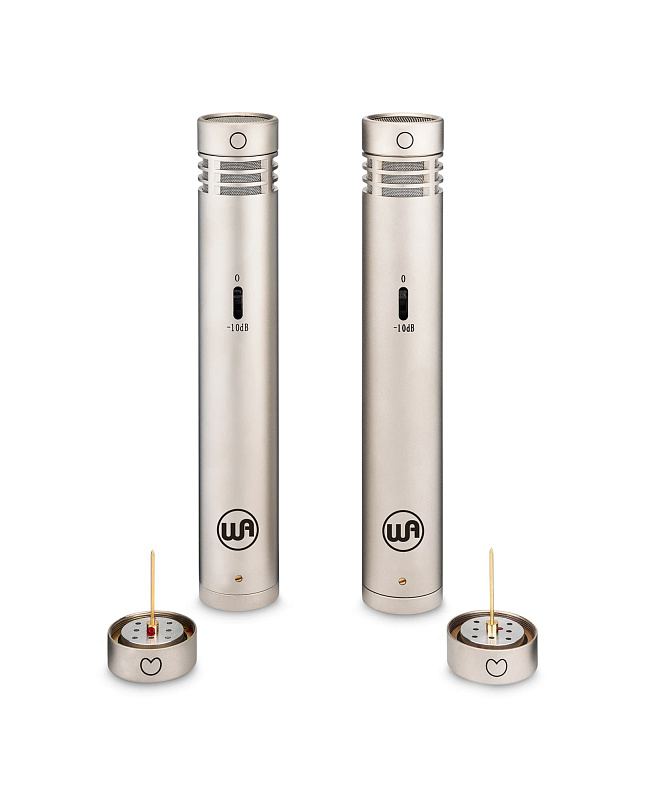 Фото Подобранная стерео-пара микрофонов WARM AUDIO WA-84-OC-N-ST Premium Stereo Pair