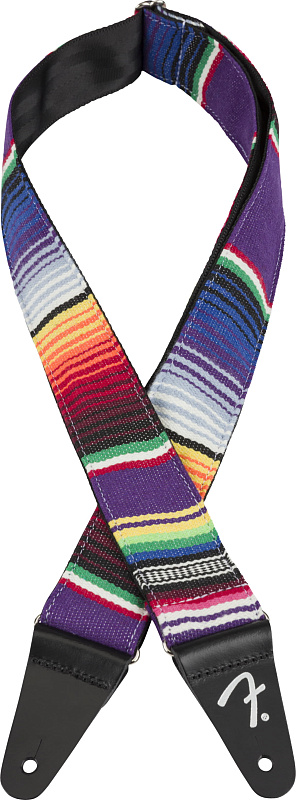 Фото FENDER 2 SERAPE STRAP Purple MULTI