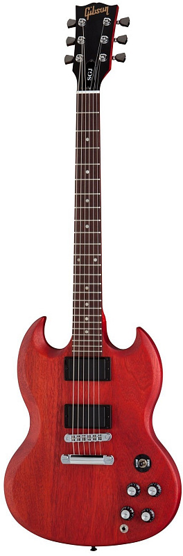 Фото Электрогитара GIBSON SGJ CHERRY SATIN
