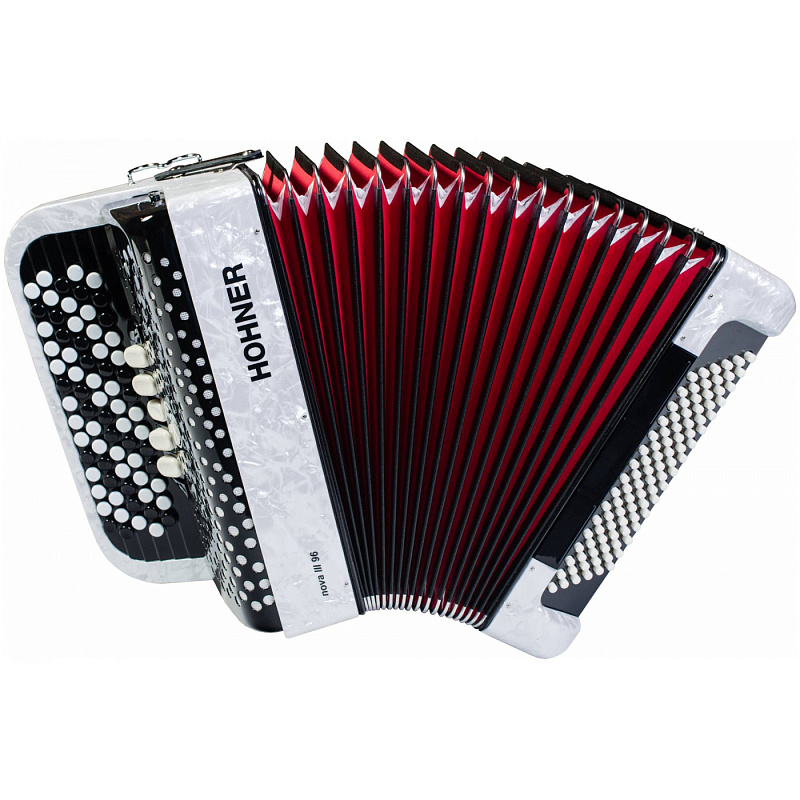Фото HOHNER Nova III 96 white - Баян Хонер