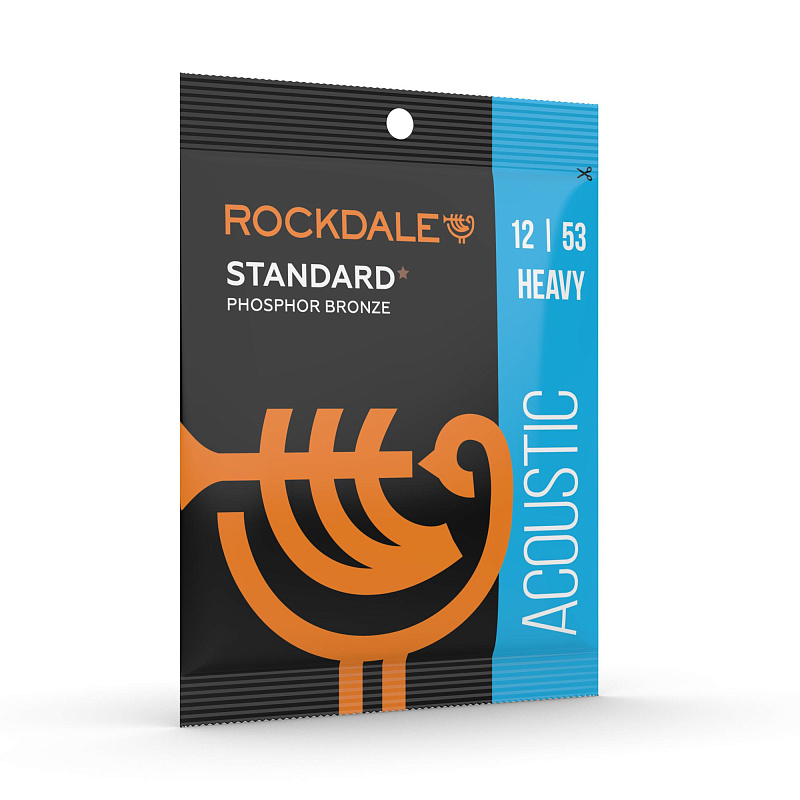 Фото Струны ROCKDALE STANDARD 12-53 Phosphor Bronze Heavy