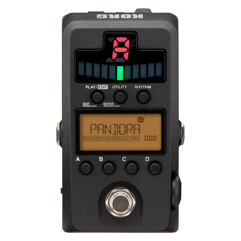 Фото KORG Pandora STOMP PX-ST напольный мини процессор эффектов с тюнером
