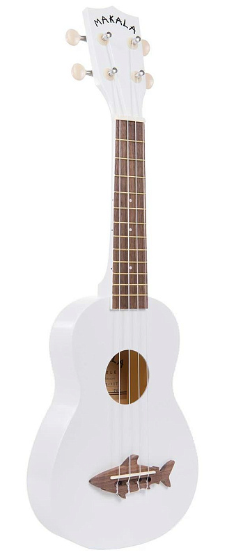 Фото Укулеле KALA MK-SS/WHT MAKALA SHARK, SOPRANO UKULELE, GREAT WHI