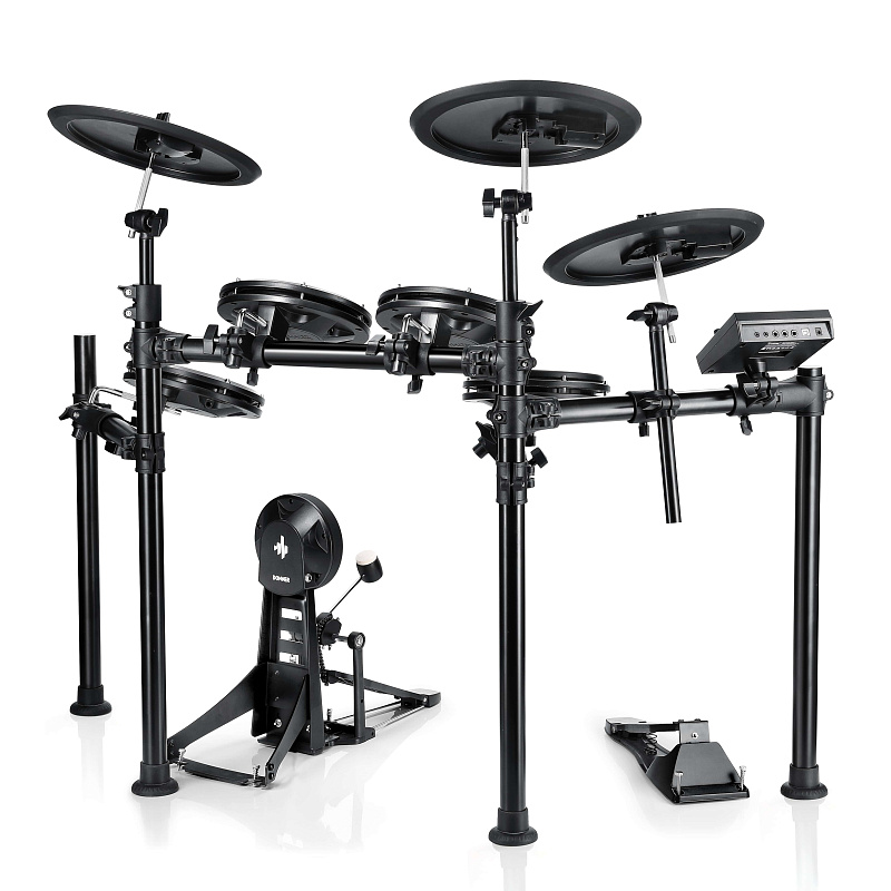 Фото Электронная ударная установка DONNER DED-200P Electric Drum Set 5 Drums 3 Cymbals