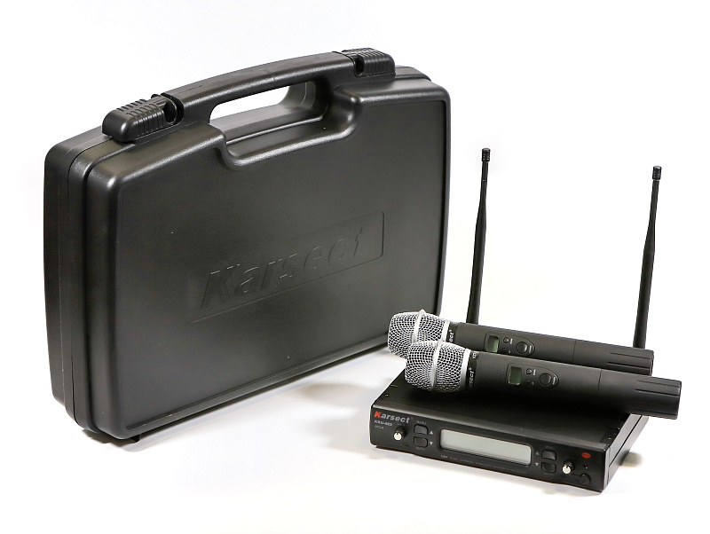 Фото Радиосистема с двумя ручными микрофонами KARSECT KRU482/KST-7U