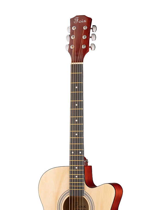 Фото FFG-4001C-NAT Акустическая гитара, с вырезом, цвет натуральный, Foix