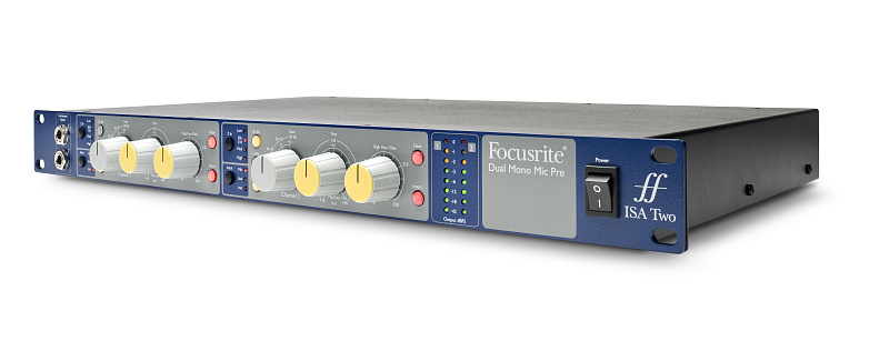 Фото FOCUSRITE ISA TWO 2-канальный трансформаторный микрофонный предусилитель