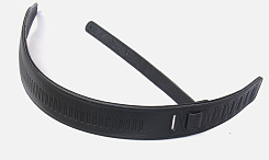 Черный кожаный ремень для гитары Euphony