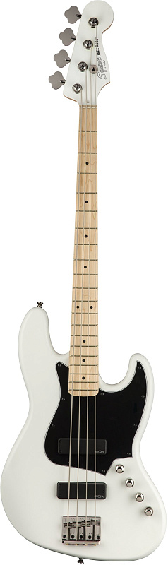 Фото Squier Contemporary Active Jazz Bass® HH, Maple Fingerboard, Flat White
