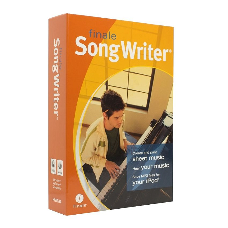 Фото Нотный редактор Finale SongWriter 2010