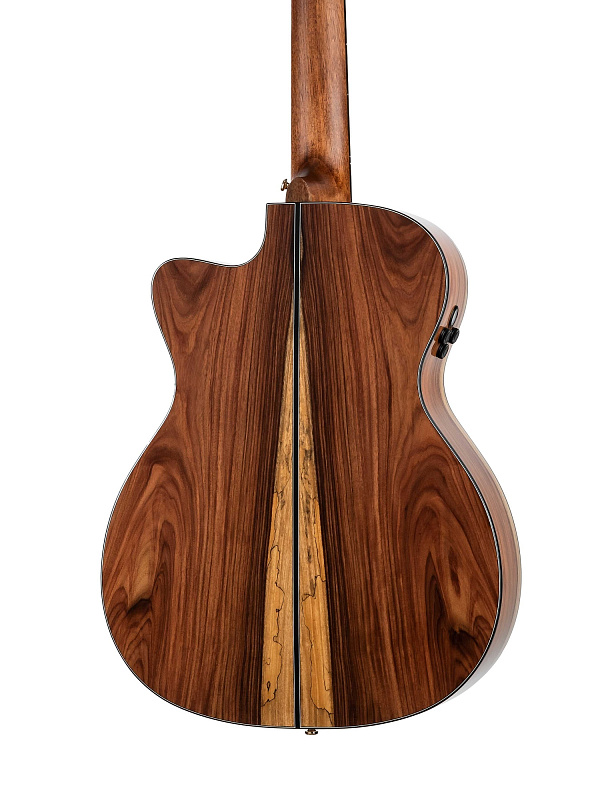 Фото Gold-OC8-NYLON-WCASE-NAT Классическая гитара со звукоснимателем, с вырезом, с чехлом, Cort