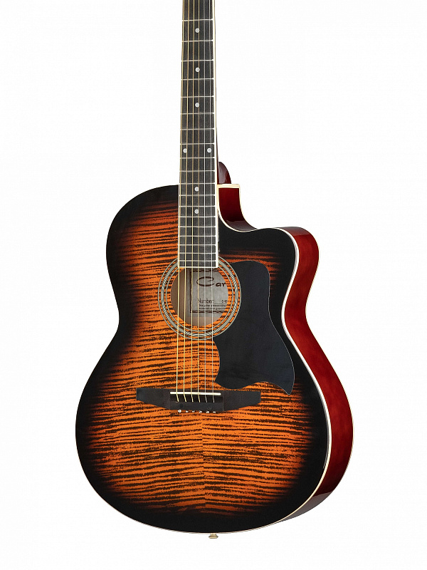 Фото Акустическая гитара, с вырезом, санберст Caraya C901T-BS