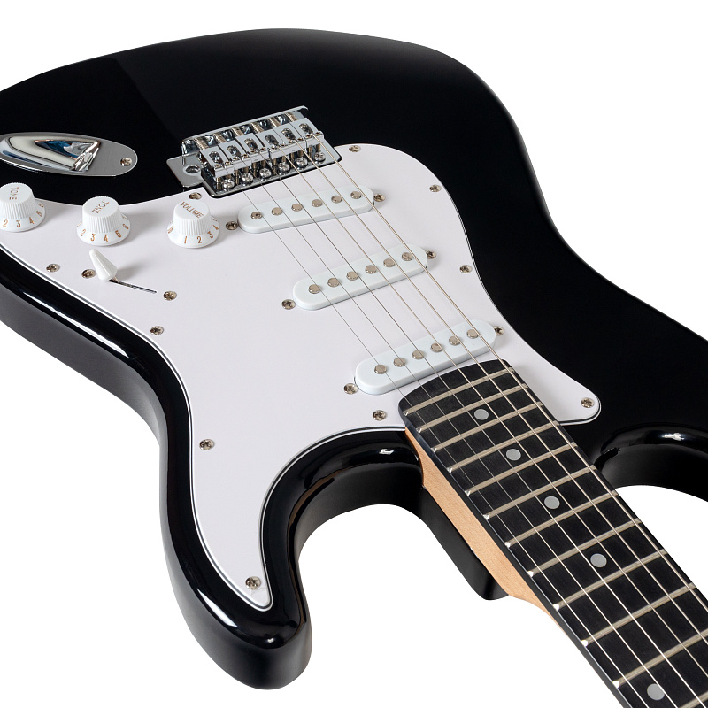 Фото Электрогитара ROCKDALE Stars Plus SSS Black