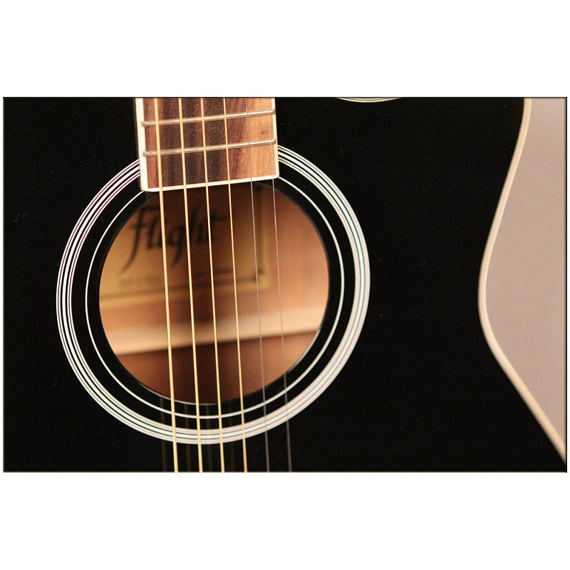 Фото Электроакустическая гитара FLIGHT AG-210 CEQ BK