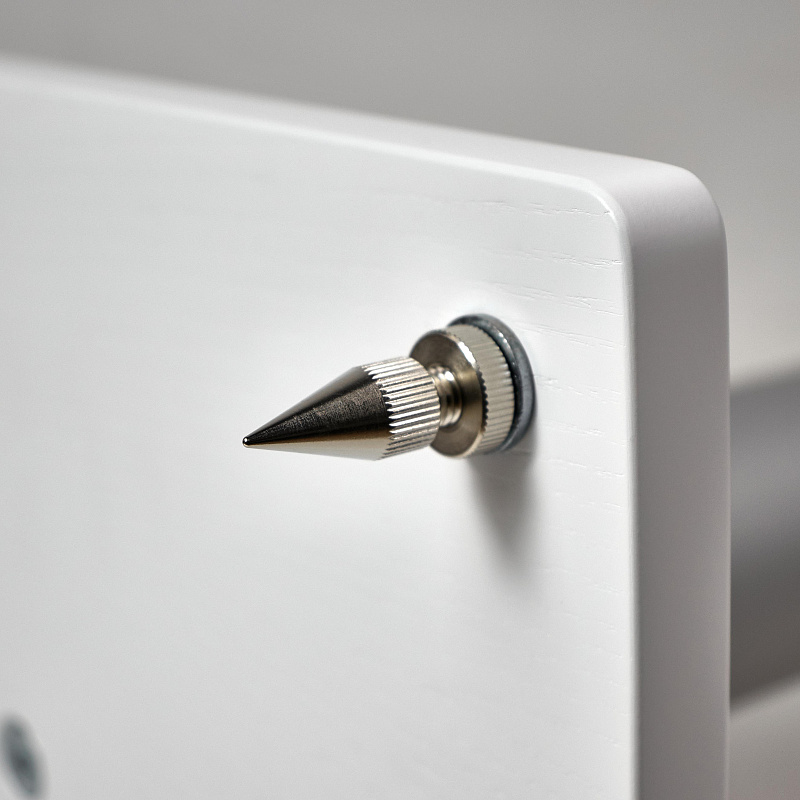 Фото Стойка для акустики Radiotehnika T7 Silver/White