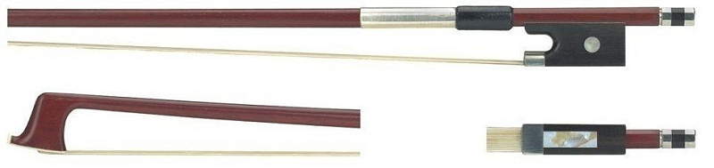 Фото Смычок скрипичный GEWA Violin Bow Brazil Wood Student 4/4, круглая трость