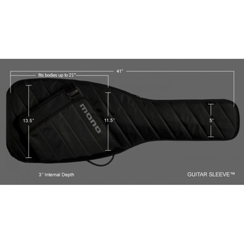 Фото Mono M80-SEG-ASH  Guitar Sleeve™ Чехол для электрогитары