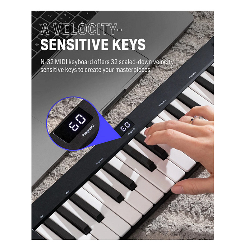 Фото Midi клавиатура Donner Music N-32