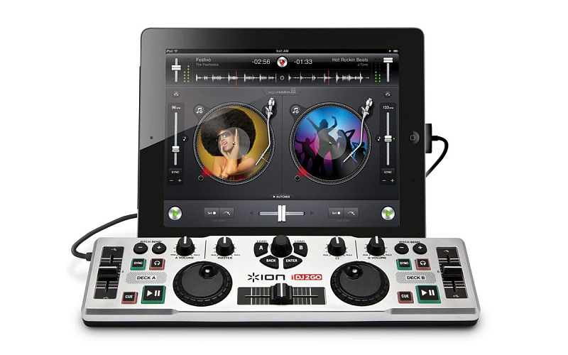 Фото DJ контроллер Ion Audio i-DJ2GO для iPad