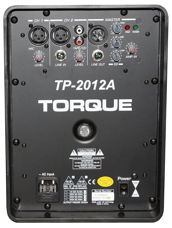 Фото Активная акустическая система Torque TP2012A