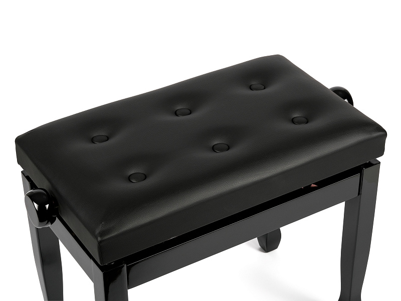 Фото HY-PJ014-GLOSS-BLACK Банкетка, черная, Rin