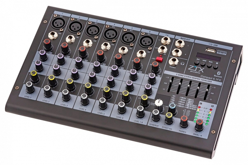 Фото Микшерный пульт ZTX audio Compact 6.1Fx