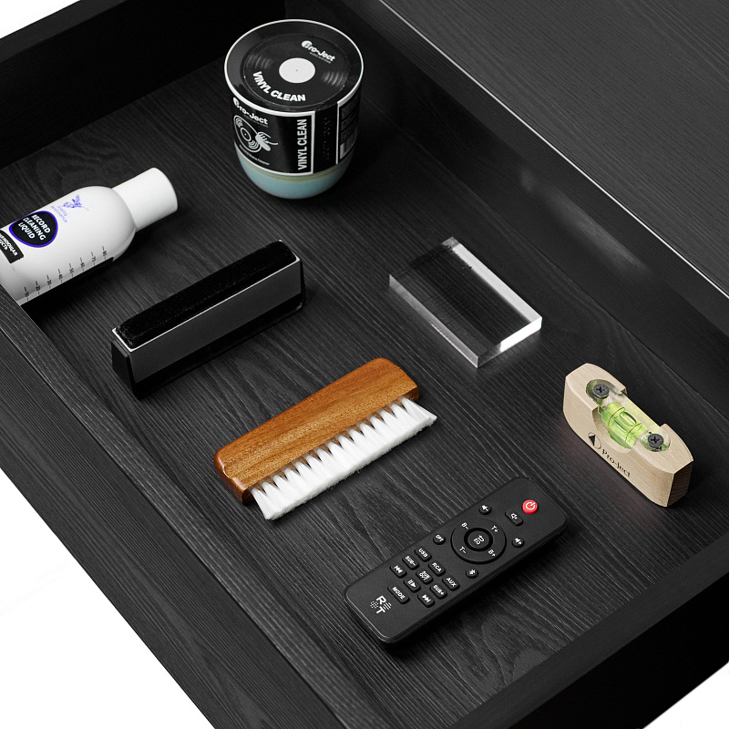 Фото Стеллаж для виниловых пластинок Radiotehnika Rondo 302 Black