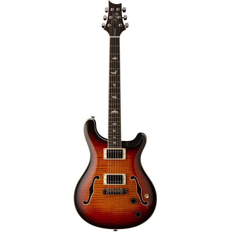 Фото Электрогитара PRS SE HOLLOWBODY II TRI-COLOUR SUNBURST, с кейсом