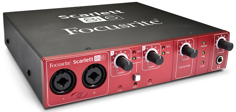 Фото Звуковая карта FOCUSRITE Scarlett 8i6 USB
