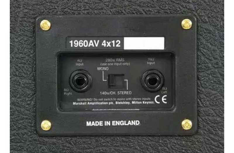Фото MARSHALL 1960A 300W 4X12 MONO/STEREO ANGLED CABINET 